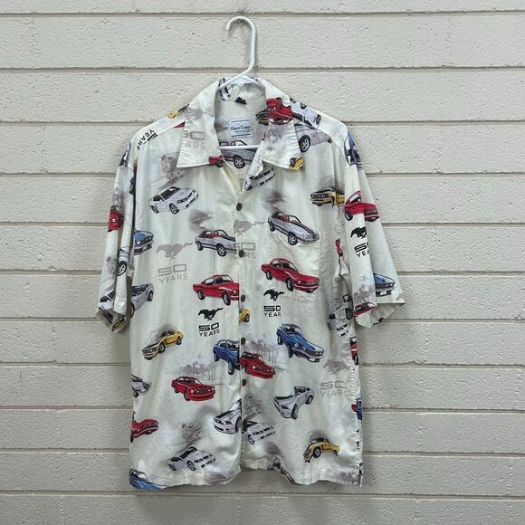 David Carey Originals Mustang 50 Year Button Up Shirt size XL - Picture 5 of 7